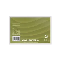AURORA Systeemkaart 100 x 150 mm gelijnd 6 mm met rode koplijn 175 g/m² (pak 100 vel) AURORA Systeemkaart 100 x 150 mm gelijnd 6 mm met rode koplijn 175 g/m² (pak 100 vel)