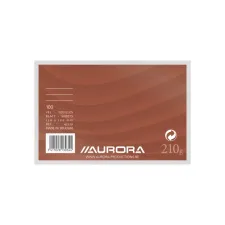AURORA Systeemkaart 100 x 150 mm gelijnd 6 mm met rode koplijn 205 g/m² (pak 100 vel) AURORA Systeemkaart 100 x 150 mm gelijnd 6 mm met rode koplijn 205 g/m² (pak 100 vel)