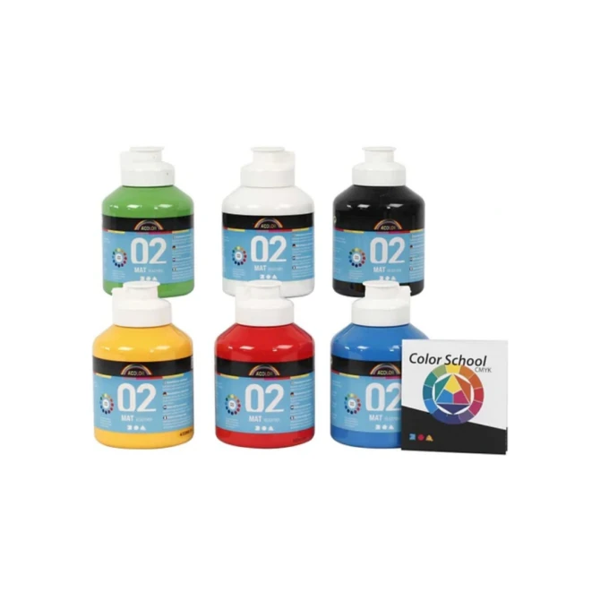 AColor Acrylverf Mat (pak 6 flessen)