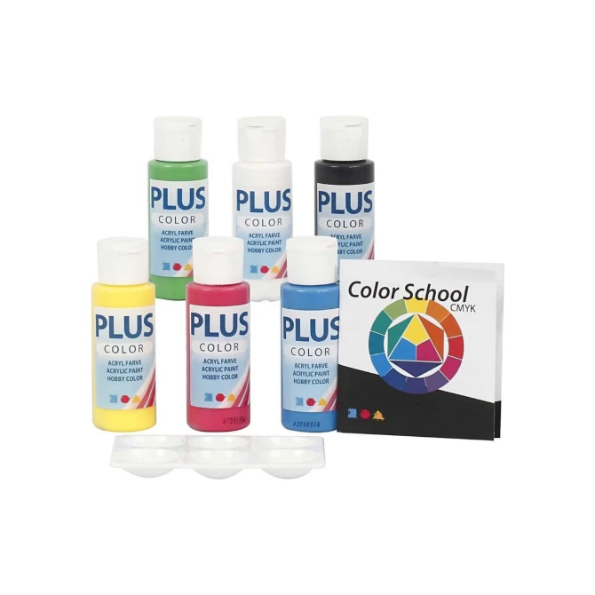 Creotime Acrylverf Plus Color pr. kl./ds6x60ml (doos 6 flessen) Creotime Acrylverf Plus Color pr. kl./ds6x60ml (doos 6 flessen)