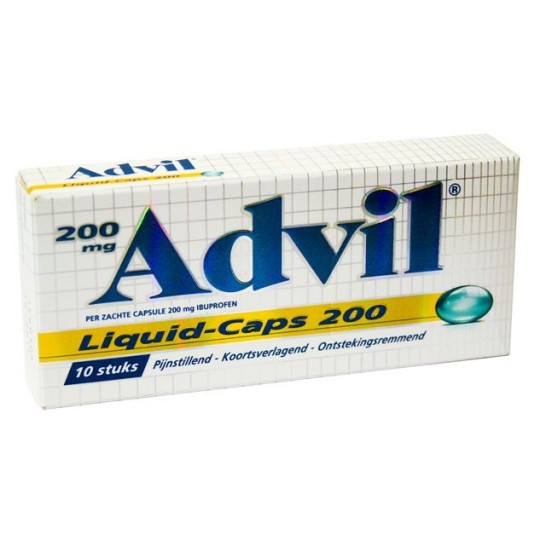 Advil Ibuprofen Pijnstiller 200 mg (pak 10 stuks)
