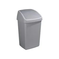 Afvalbak Delta swingdeksel 50L grijs Afvalbak Delta swingdeksel 50L grijs