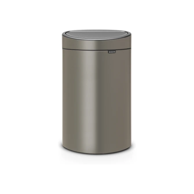 Afvalbak Touch Bin New 40L platina Afvalbak Touch Bin New 40L platina