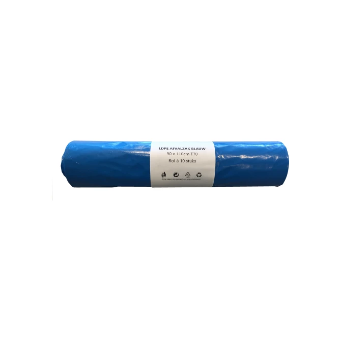 Staples Choice Afvalzak 165 L Blauw LDPE T70 (rol 10 stuks) Staples Choice Afvalzak 165 L Blauw LDPE T70 (rol 10 stuks)
