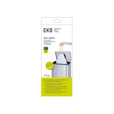 Afvalzak Eko m trekband 25-35L wit/rl12 Afvalzak Eko m trekband 25-35L wit/rl12