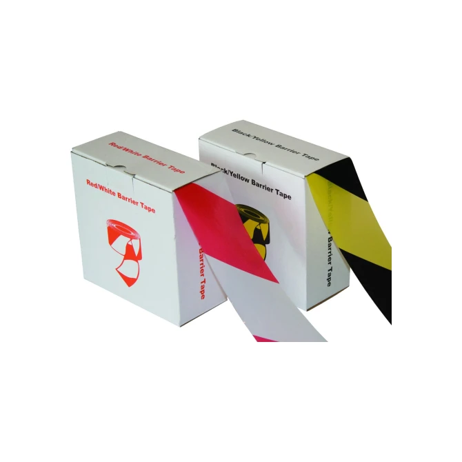 Afzetlint 72mmx500m rood/wit