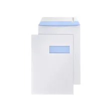 Akte envelop met venster 230 x 310 mm 100 g/m² venster rechts (doos 250 stuks) Akte envelop met venster 230 x 310 mm 100 g/m² venster rechts (doos 250 stuks)