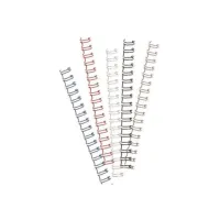 Albyco Draadbindrug US 3:1 34-rings 64 mm Metaal Zilver (doos 100 stuks) Albyco Draadbindrug US 3:1 34-rings 64 mm Metaal Zilver (doos 100 stuks)