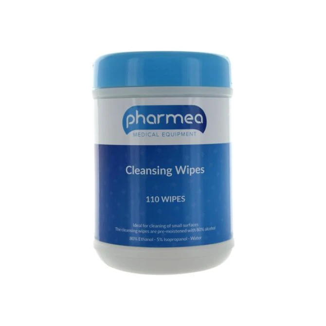 Alcoholdoekjes in tafeldispenser. 80% alcohol. 10.5x19.5cm. 110 stuks (pak 110 stuks)