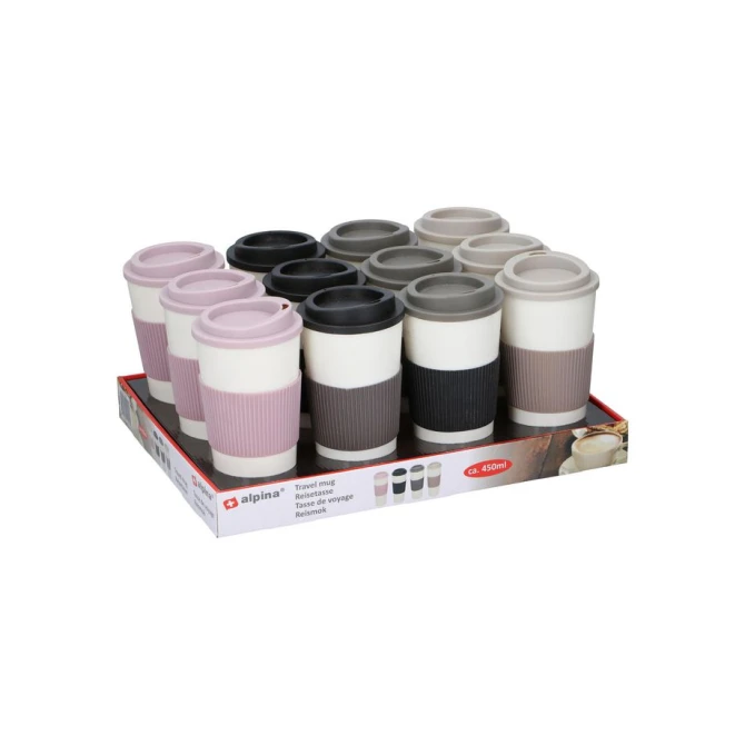 Alpina Reisbeker PP 450 ml Assorti