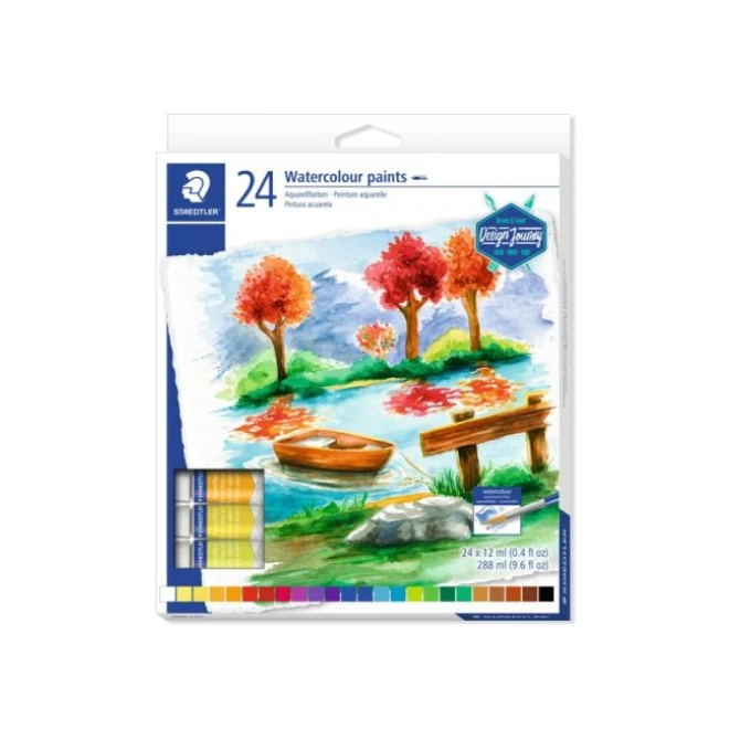 Staedtler Aquarelverf tube 12ml (pak 24 stuks) Staedtler Aquarelverf tube 12ml (pak 24 stuks)
