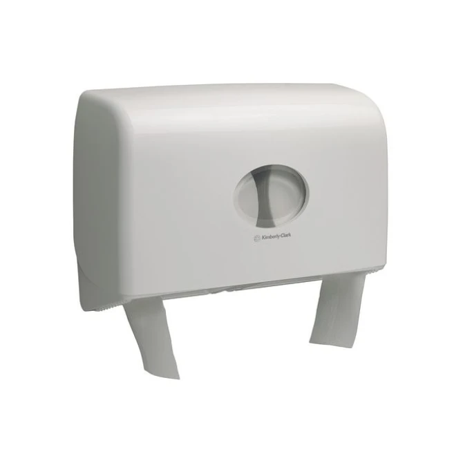 Aquarius (Kimberly-Clark) Duo Mini Jumborol Toilettissue Dispenser wit