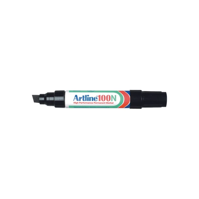 Artline 100N Permanente Marker. Beitelvormige Punt. 7.5 - 12.5 mm. Zwart Artline 100N Permanente Marker. Beitelvormige Punt. 7.5 - 12.5 mm. Zwart