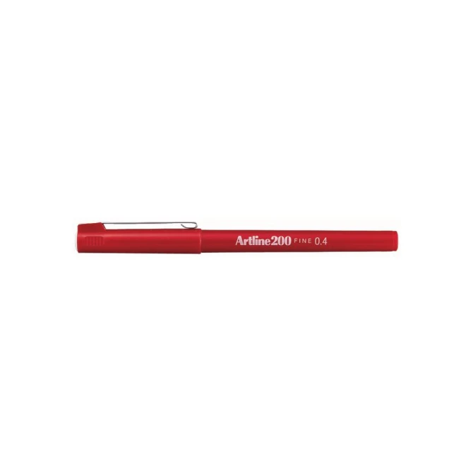 Artline 200 fineliner Rood (pak 12 stuks) Artline 200 fineliner Rood (pak 12 stuks)