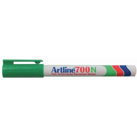 Artline 700N Permanente Marker. Ronde Punt. 0.7 mm. Groen