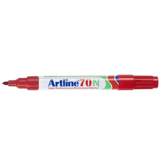 Artline 70N Permanente Marker. Ronde Punt. 1.5 mm. Rood