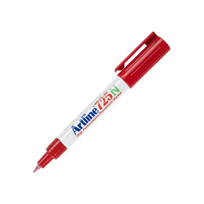 Artline 725N Permanent Marker Rood (pak 12 stuks)