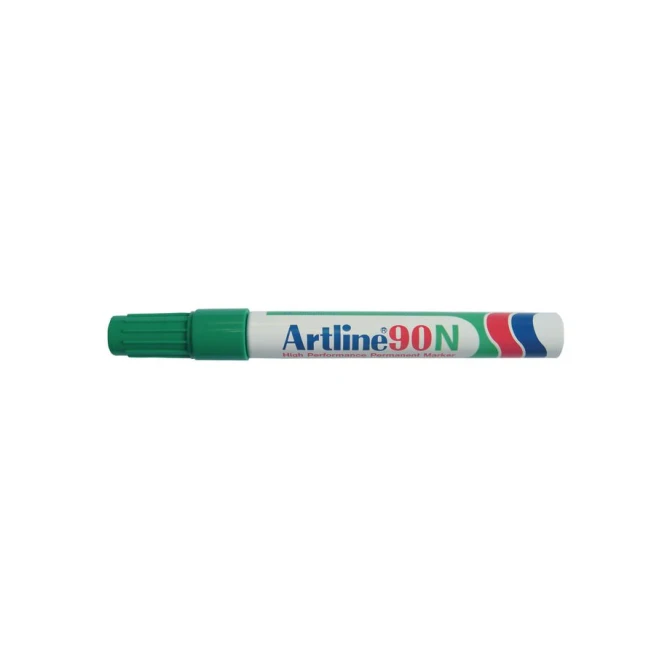 Artline 90N Permanente Marker. Beitelvormige Punt. 2 - 5 mm. Groen Artline 90N Permanente Marker. Beitelvormige Punt. 2 - 5 mm. Groen