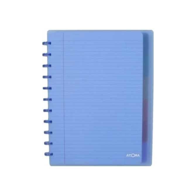 Atoma Seyes Notitieboek A4+ 90 g/m² Spiraal PP Gelinieerd Assorti (1 pak x 6 stuks)