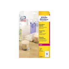 Avery Etiket Avery L 96x50.8mm transp/pak 250