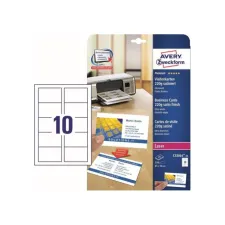 AVERY Quick & Clean™ visitekaartje 85 x 54 mm 220 g/m² dubbelzijdig C32016 Laser (pak 250 stuks) AVERY Quick & Clean™ visitekaartje 85 x 54 mm 220 g/m² dubbelzijdig C32016 Laser (pak 250 stuks)