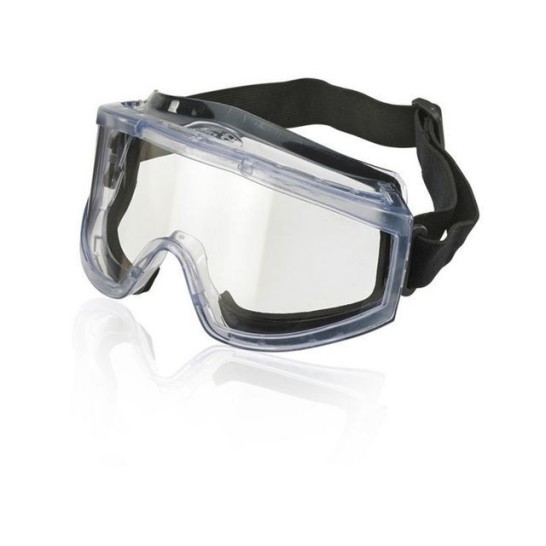 B BRAND Comfort Fit Veiligheidsbril UV-Filter Transparant / Blauw (doos 10 stuks)