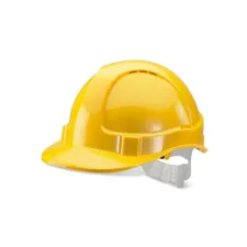 B BRAND Geventileerde Veiligheidshelm Economy geel (doos 10 stuks) B BRAND Geventileerde Veiligheidshelm Economy geel (doos 10 stuks)