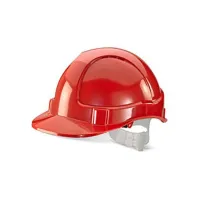 B BRAND Geventileerde Veiligheidshelm Economy rood (doos 10 stuks)