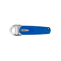 B BRAND Premium S7 Veiligheidsmes 3-in-1 Blauw (pak 12 stuks)