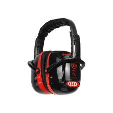 B BRAND QED33 On-Ear Gehoorbeschermer Zwart Rood B BRAND QED33 On-Ear Gehoorbeschermer Zwart Rood