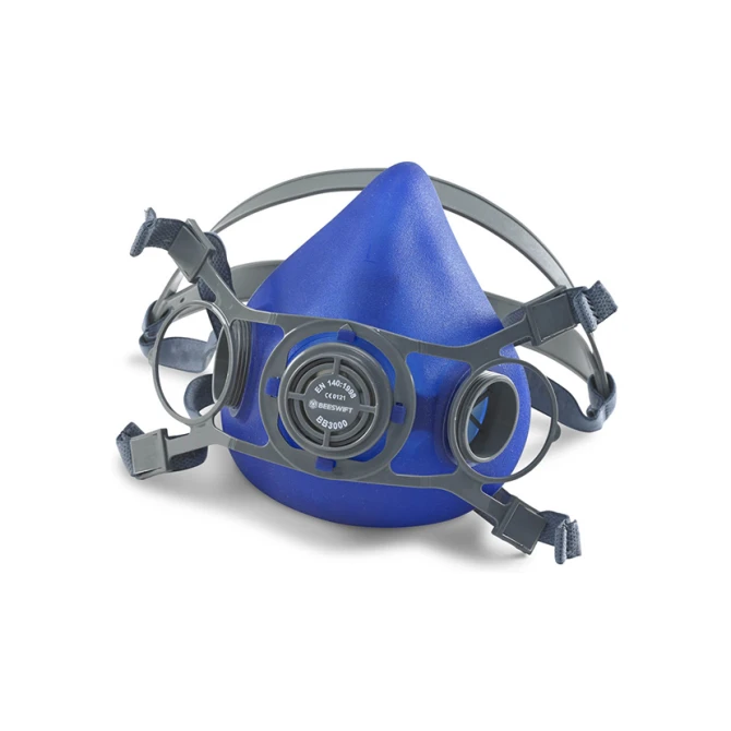 B BRAND Twin Filtermasker blauw L