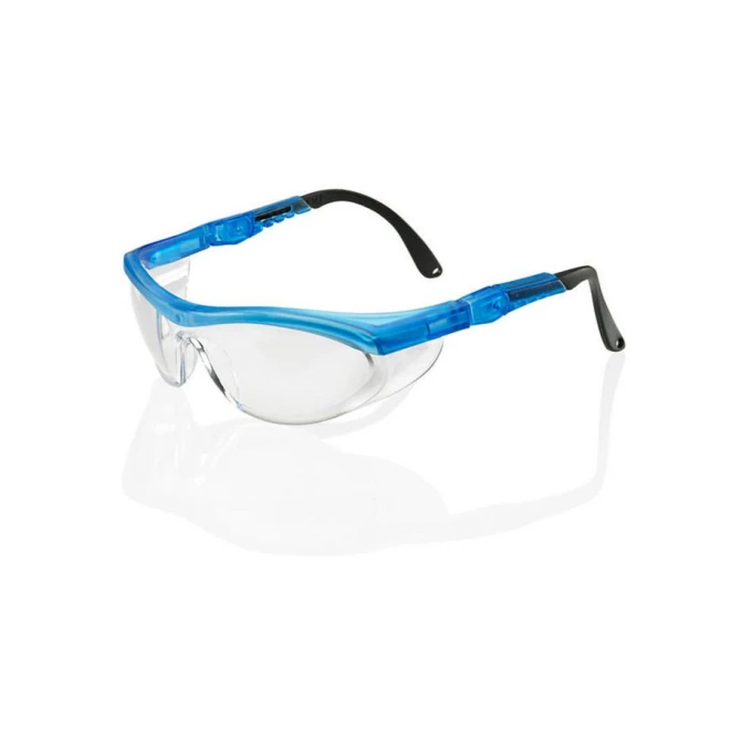 B BRAND Utah Veiligheidsbril UV-Filter Transparant / Blauw (doos 10 stuks)