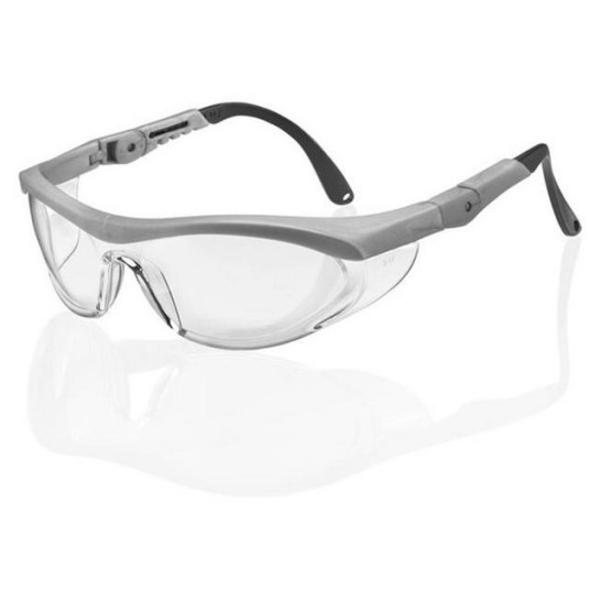 B BRAND Utah Veiligheidsbril UV-Filter Transparant / Grijs (doos 10 stuks)