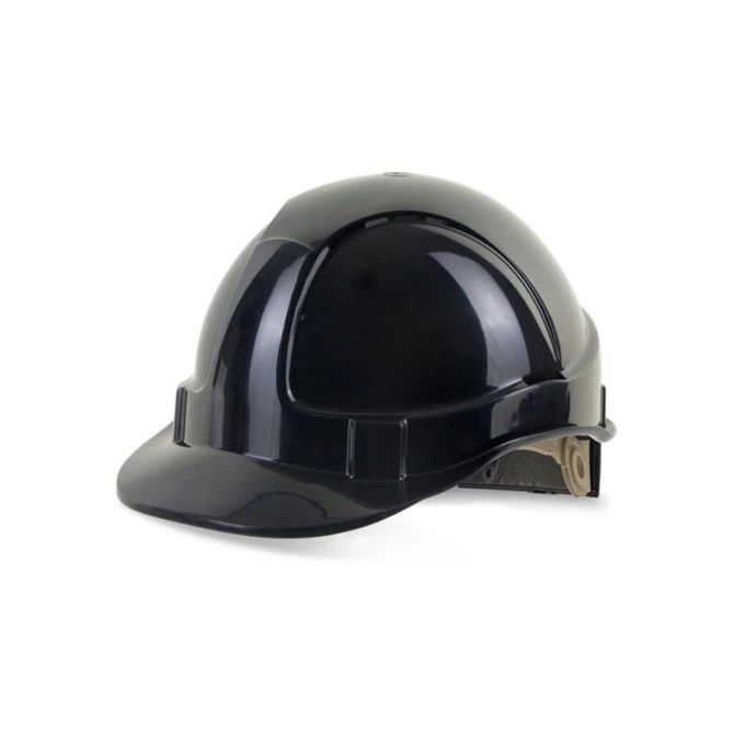 B BRAND Veiligheidshelm Geventileerd Met Draaiknop zwart (doos 5 stuks)