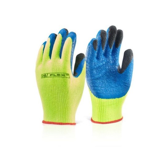 B FLEX Thermo-Star Handschoenen Latex Geel Maat 11 (doos 10 stuks)