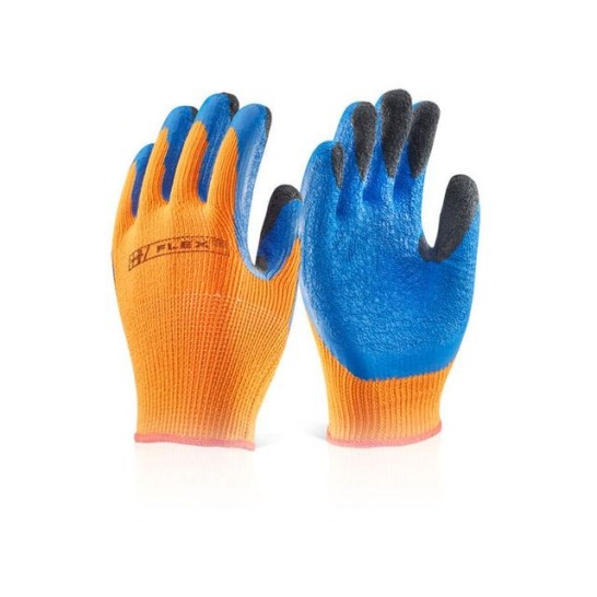 B FLEX Thermo-Star Handschoenen Latex Oranje Maat 10 (doos 10 stuks)
