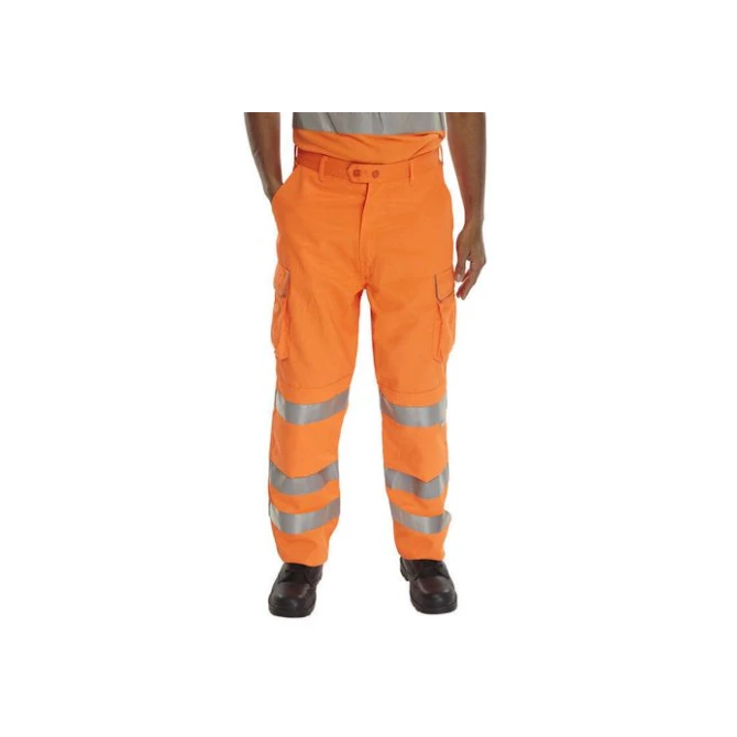 B SEEN Broek Cargo Oranje 52 B SEEN Broek Cargo Oranje 52