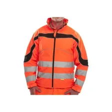 B SEEN Eton Softshell Jas Reflecterend Fleece-gevoerd Maat XL Oranje B SEEN Eton Softshell Jas Reflecterend Fleece-gevoerd Maat XL Oranje