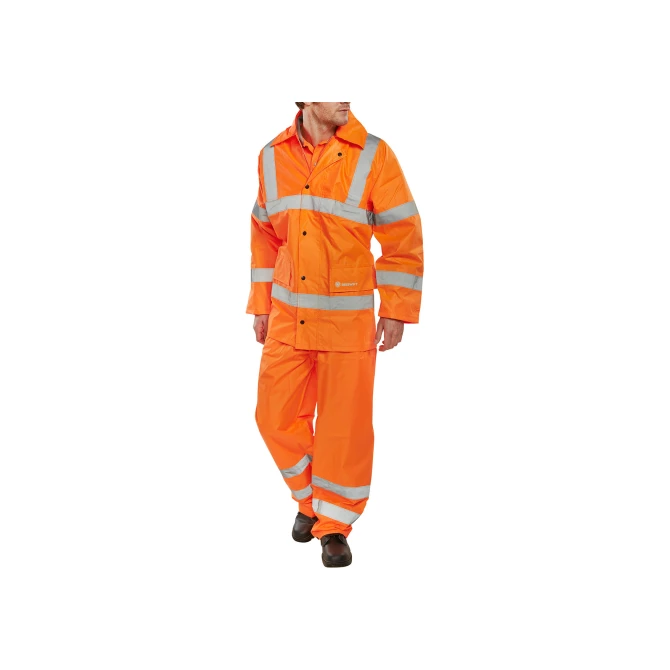 B SEEN Lichtgewicht EN471 Pak Reflecterend Maat 6XL Oranje B SEEN Lichtgewicht EN471 Pak Reflecterend Maat 6XL Oranje
