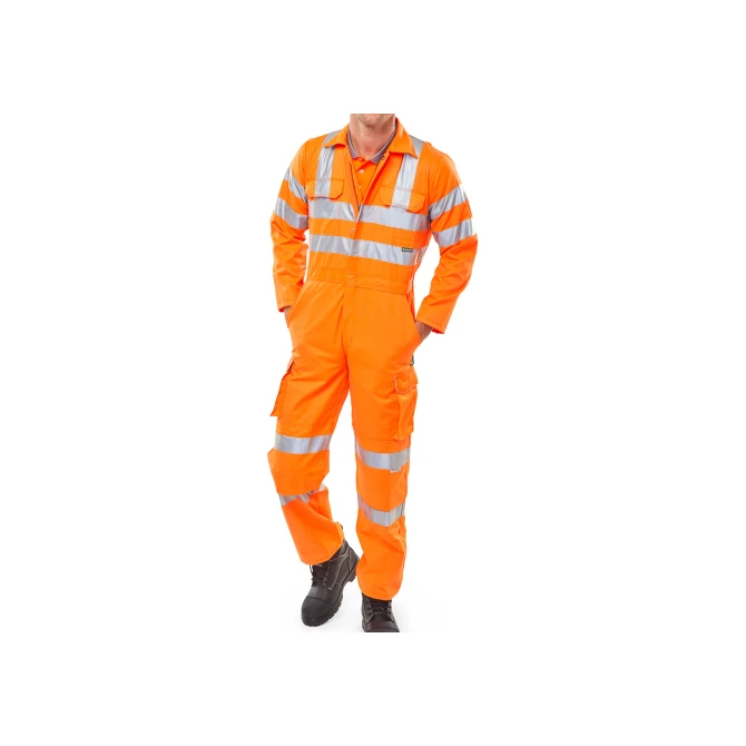 B SEEN Railspec GO/RT Overall oranje 50