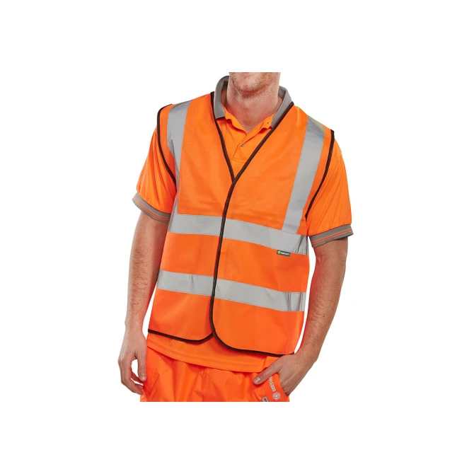 B SEEN Veiligheidsvest Reflecterend Maat 4XL Oranje B SEEN Veiligheidsvest Reflecterend Maat 4XL Oranje