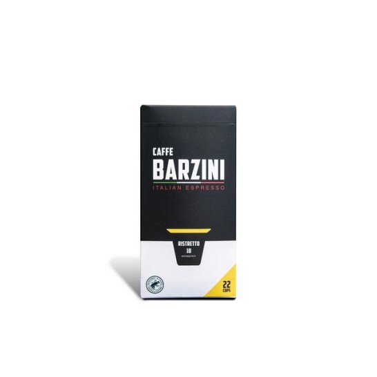 BARZINI Nespresso® Capsules RISTRETTO (pak 6 x 22 stuks)