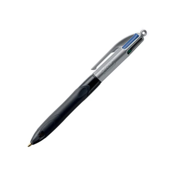 BIC® 4 Kleuren Grip Pro Balpen Medium Punt 1 mm Zwart Blauw Rood Groen (doos 12 stuks) BIC® 4 Kleuren Grip Pro Balpen Medium Punt 1 mm Zwart Blauw Rood Groen (doos 12 stuks)