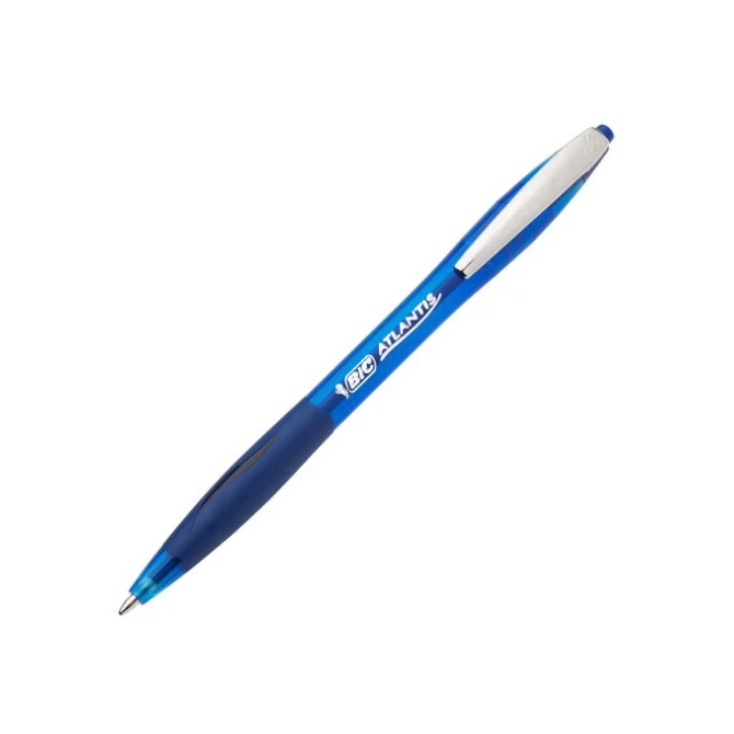 BIC® Atlantis Soft Balpen. Medium Punt. 1 mm. Blauw (doos 12 stuks) BIC® Atlantis Soft Balpen. Medium Punt. 1 mm. Blauw (doos 12 stuks)