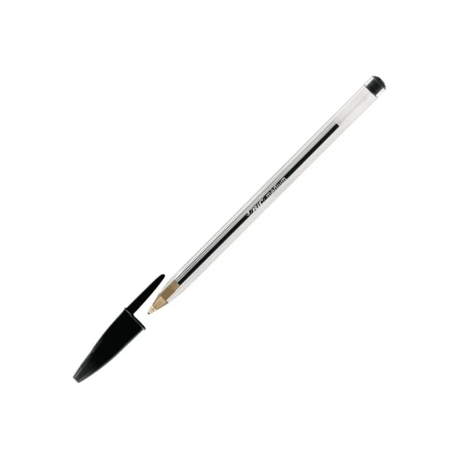 BIC® Cristal Balpen Medium Punt 1 mm Zwart (doos 50 stuks)