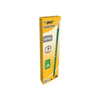 BIC® ECOlutions Evolution 650 Potlood HB Met gum (pak 12 stuks) BIC® ECOlutions Evolution 650 Potlood HB Met gum (pak 12 stuks)