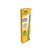 BIC® ECOlutions Evolution 650 Potlood HB Met gum (pak 12 stuks) BIC® ECOlutions Evolution 650 Potlood HB Met gum (pak 12 stuks)