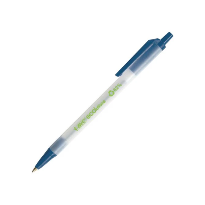 BIC® Ecolutions Clic Stic Balpen Medium Punt 1 mm Blauw (pak 50 stuks) BIC® Ecolutions Clic Stic Balpen Medium Punt 1 mm Blauw (pak 50 stuks)