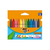 BIC® Kids Plastidecor Triangle Krijt (pak 12 stuks)