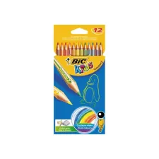 BIC® Kids™ Tropicolors kleurpotloden zeshoekige huls loodstiften assorti (pak 12 stuks) BIC® Kids™ Tropicolors kleurpotloden zeshoekige huls loodstiften assorti (pak 12 stuks)